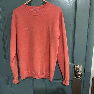 Vintage Ogunquit Maine Sweatshirt Gildan Heavyweight Pink Thick Medium